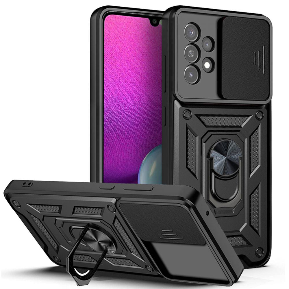 Coque pour Samsung Galaxy A33 5G A336, Techsuit, CamShield, Noire