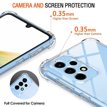 Coque pour Samsung Galaxy A33 5G A336, Techsuit, Antichoc Claire, Transparente
