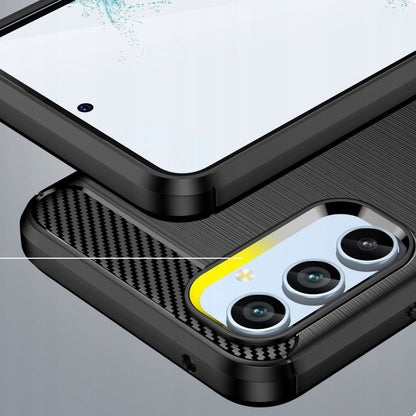 Coque pour Samsung Galaxy A34 A346, Techsuit, Carbone, Noire