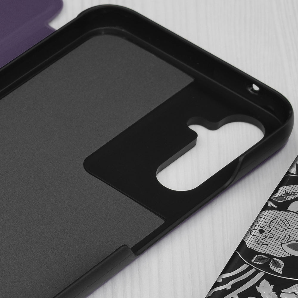 Coque pour Samsung Galaxy A34 A346, Techsuit, eFold, Violet