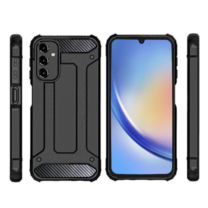 Coque pour Samsung Galaxy A34 A346, Techsuit, Hybrid Armor, Noire