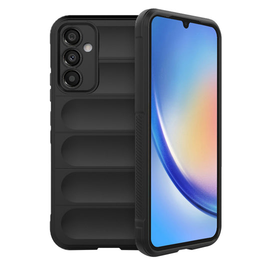 Coque pour Samsung Galaxy A34 A346, Techsuit, Magic Shield, Noire