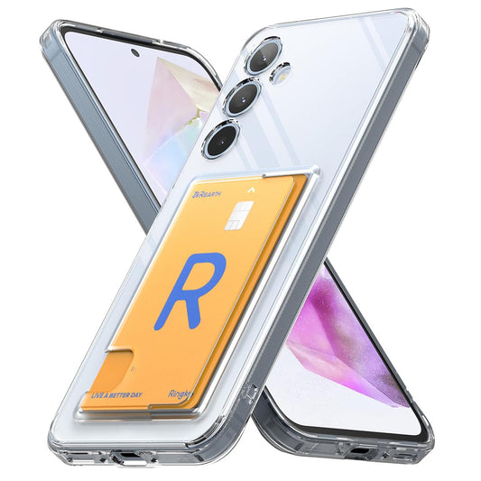 Coque pour Samsung Galaxy A35 5G A356, Ringke, Fusion Card, Transparente