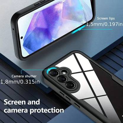 Coque pour Samsung Galaxy A35 5G A356, Techsuit, ColorVerse 360, Noire