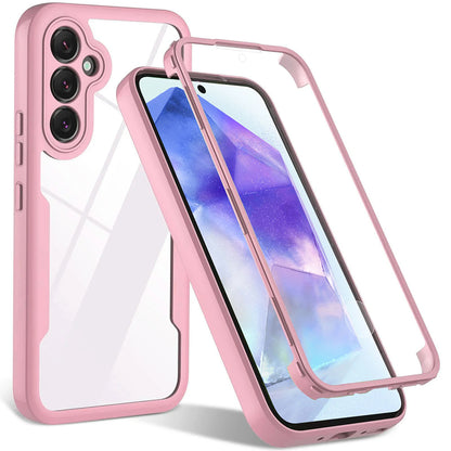 Coque pour Samsung Galaxy A35 5G A356, Techsuit, ColorVerse 360, Rose