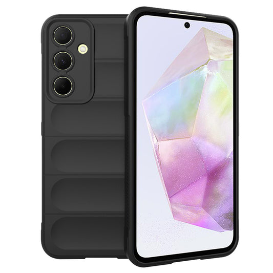 Coque pour Samsung Galaxy A35 5G A356, Techsuit, Magic Shield, Noire