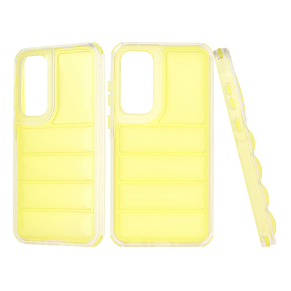 Case for Samsung Galaxy A35 5G A356, Techsuit, Wave Shield, Yellow