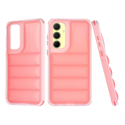 Coque pour Samsung Galaxy A35 5G A356, Techsuit, Wave Shield, Rouge