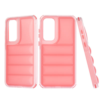 Coque pour Samsung Galaxy A35 5G A356, Techsuit, Wave Shield, Rouge