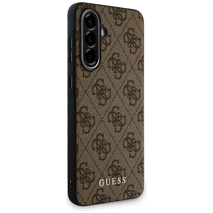 Étui pour Samsung Galaxy A36 A366, Guess, 4G Classic, Marron