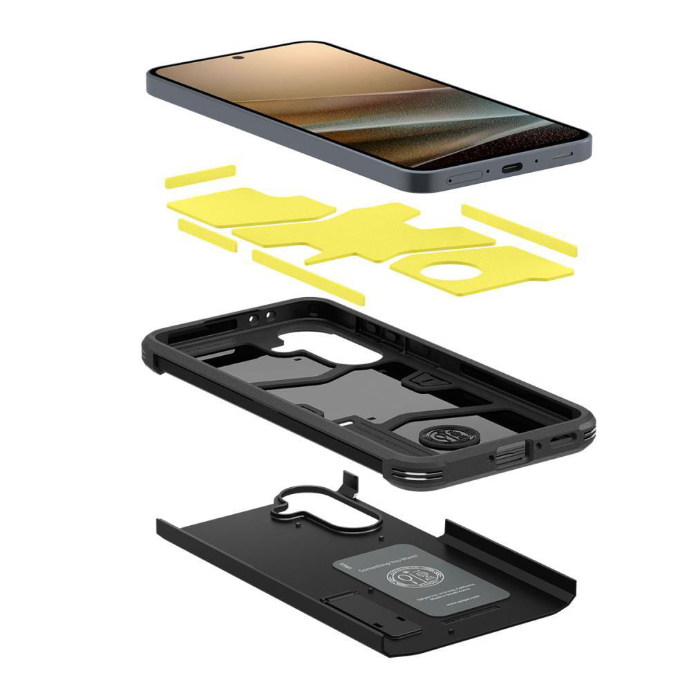 Étui pour Samsung Galaxy A36 A366, Spigen, Tough Armor, Noir
