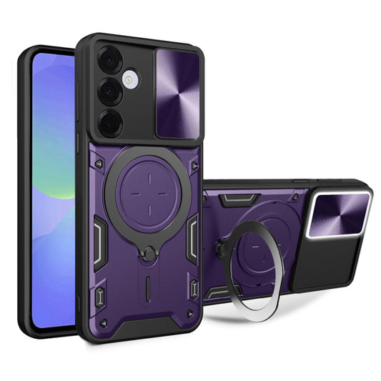 Coque pour Samsung Galaxy A36 A366, Techsuit, CamGuard Pro, Violet