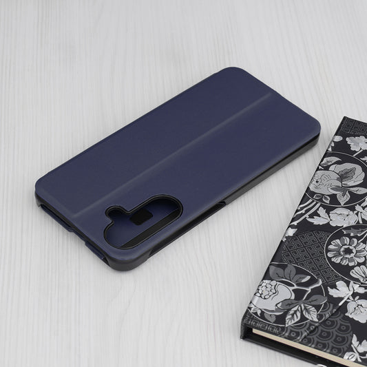 Coque pour Samsung Galaxy A36 A366, Techsuit, eFold, Bleu Foncé