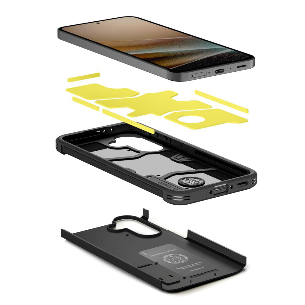 Étui pour Samsung Galaxy A37 5G, Spigen, Tough Armor, Noir ACS11131