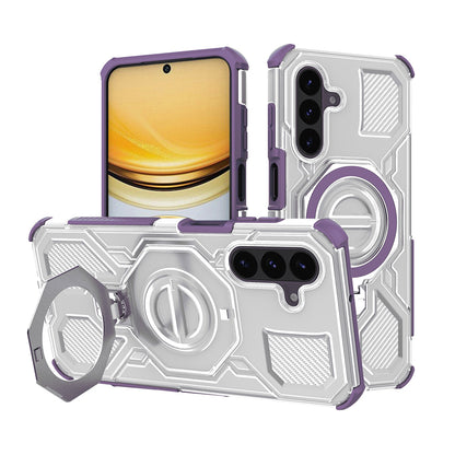 Étui pour Samsung Galaxy A37 5G, Techsuit, Carbon Shield Pro, Violet