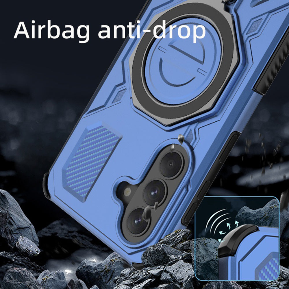 Étui pour Samsung Galaxy A37 5G, Techsuit, Carbon Shield Pro, Noir.