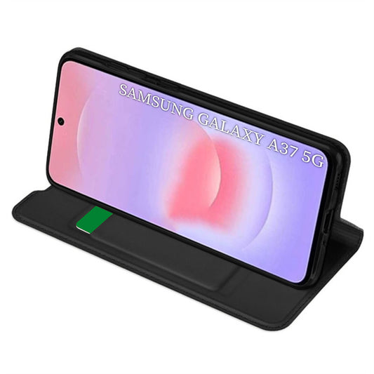 Étui pour Samsung Galaxy A37 5G, Techsuit, Magskin Book, Noir