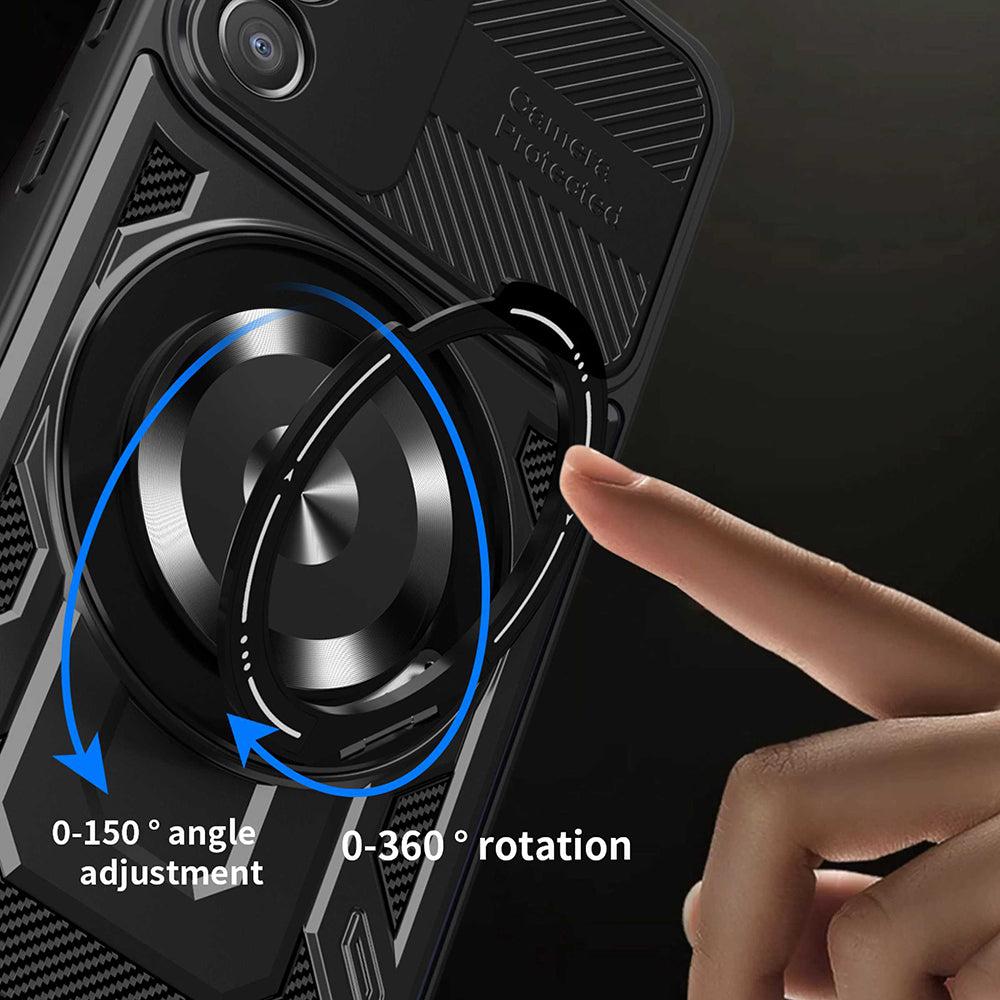 Étui pour Samsung Galaxy A37 5G, Techsuit, RuggedCam, Bleu