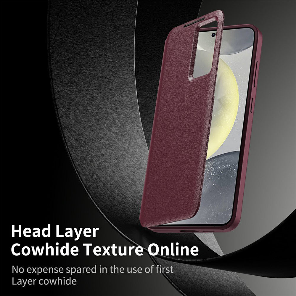 Étui pour Samsung Galaxy A37 5G, Techsuit, SmartView, Rouge