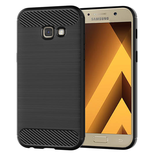 Coque pour Samsung Galaxy A5 (2017) A520, Techsuit, Carbone, Noire