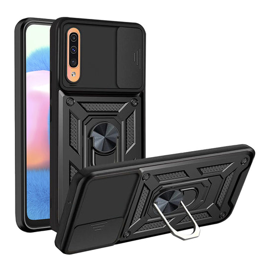 Coque pour Samsung Galaxy A50s A507 / A30s A307 / A50 A505, Techsuit, CamShield, Noire