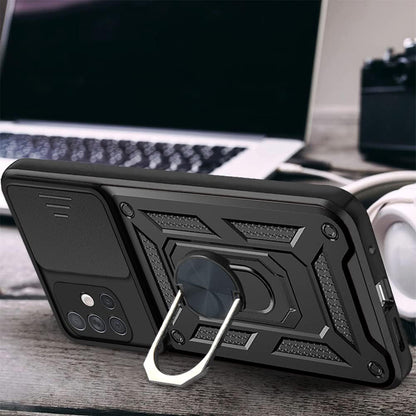 Husa pentru Samsung Galaxy A51 A515, Techsuit, CamShield, Neagra