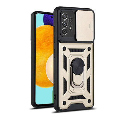 Coque pour Samsung Galaxy A52s 5G A528 / A52 5G A526 / A52 A525, Techsuit, CamShield, Dorée