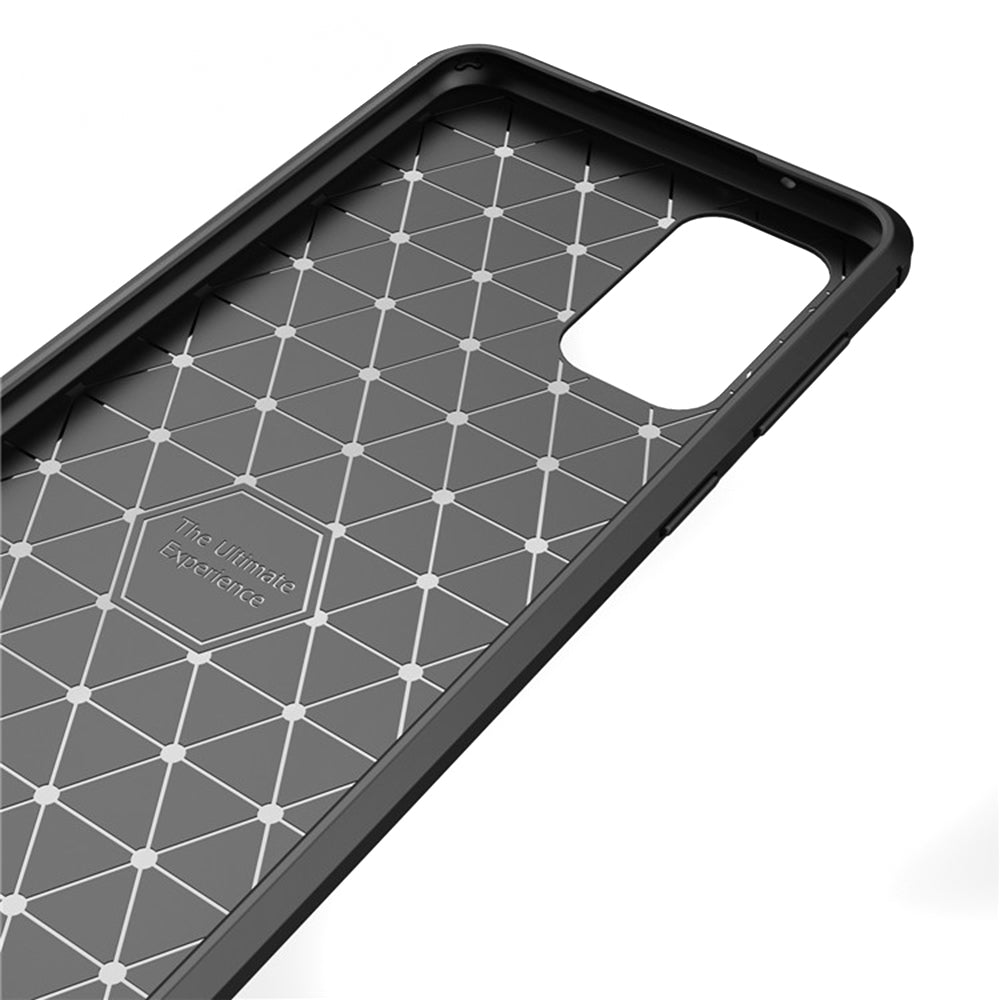Coque pour Samsung Galaxy A52s 5G A528 / A52 5G A526 / A52 A525, Techsuit, Carbone, Noire