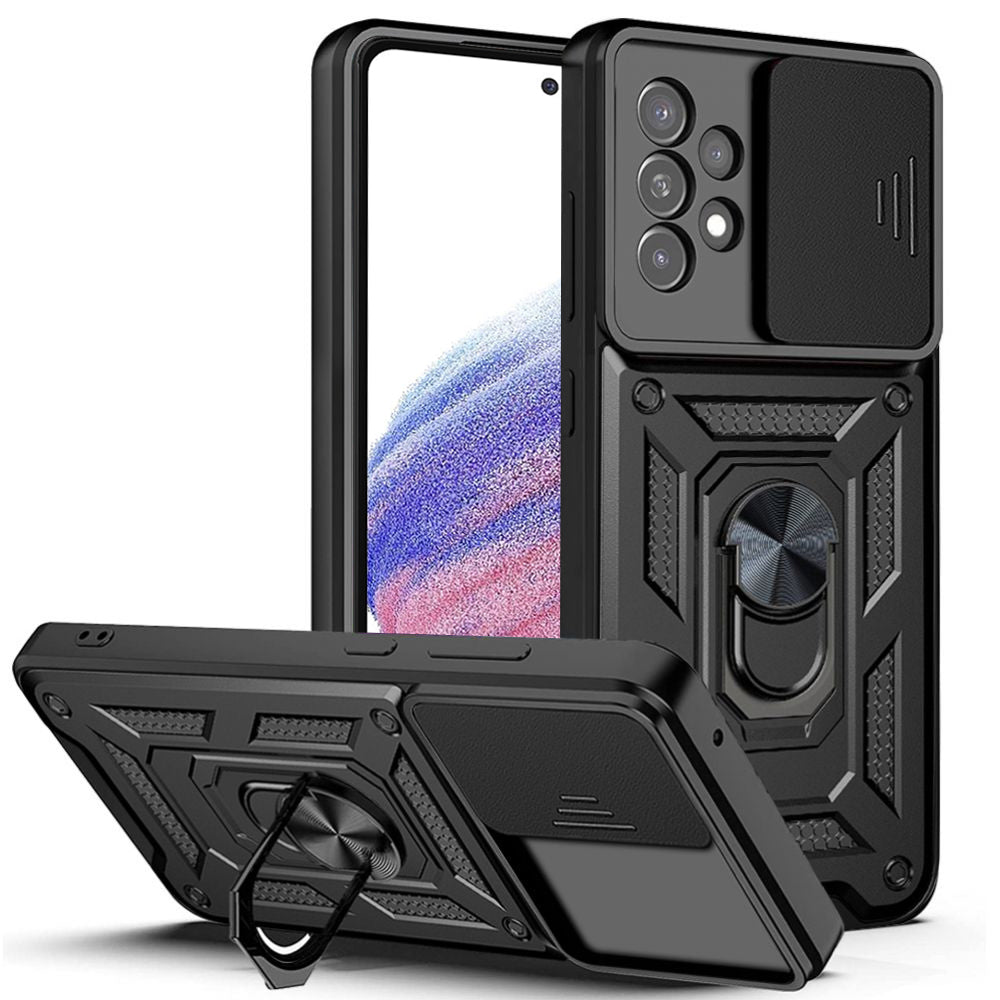 Coque pour Samsung Galaxy A53 5G A536, Techsuit, CamShield, Noire