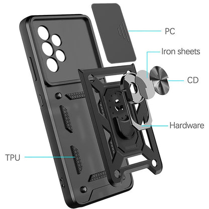 Coque pour Samsung Galaxy A53 5G A536, Techsuit, CamShield, Noire