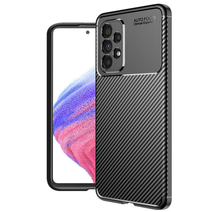 Coque pour Samsung Galaxy A53 5G A536, Techsuit, Fibre de carbone, Noire