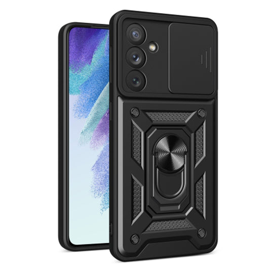 Coque pour Samsung Galaxy A54 A546, Techsuit, CamShield, Noire