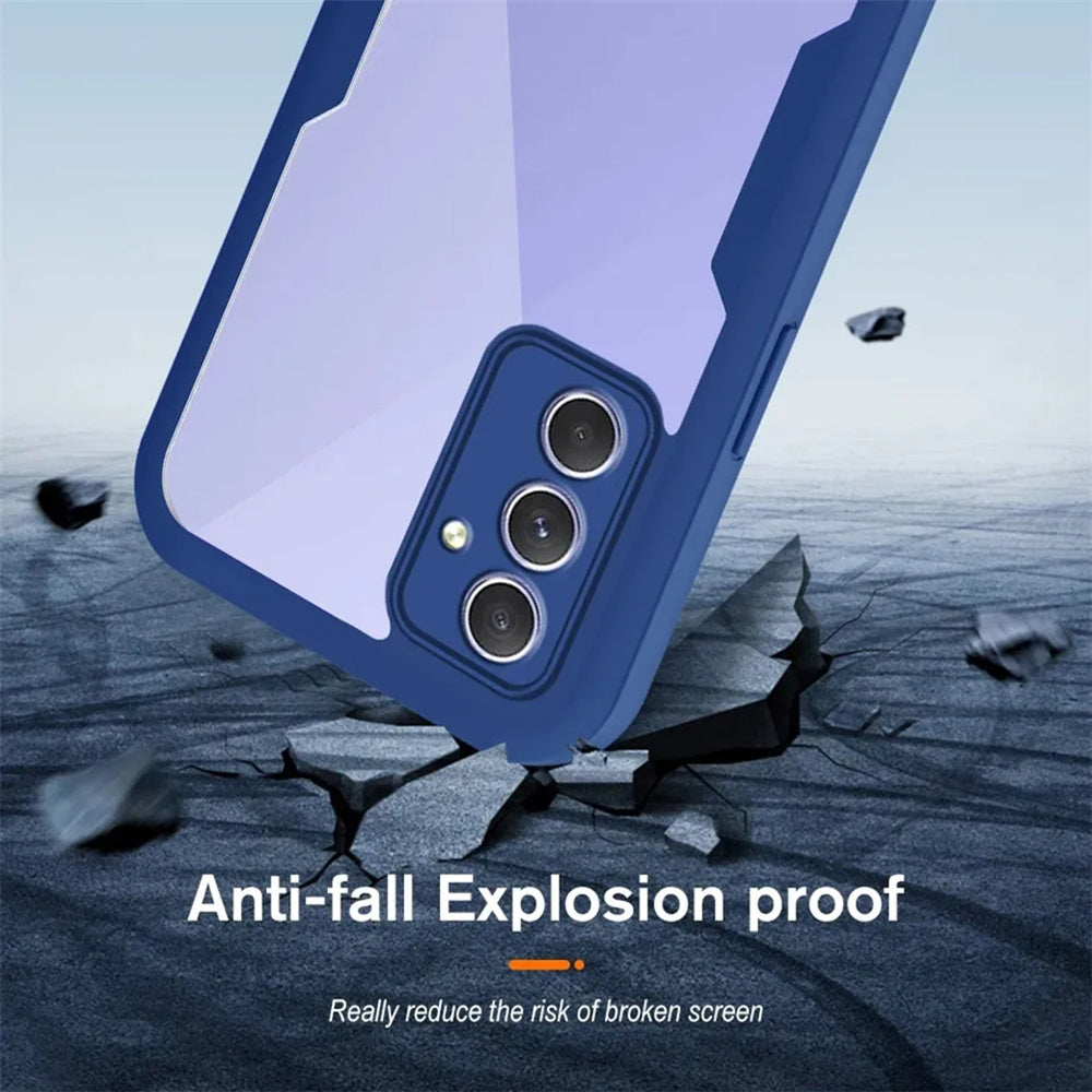 Coque pour Samsung Galaxy A54 A546, Techsuit, ColorVerse 360, Noire