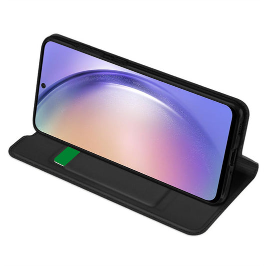 Coque pour Samsung Galaxy A54 A546, Techsuit, Magskin Book, Noire