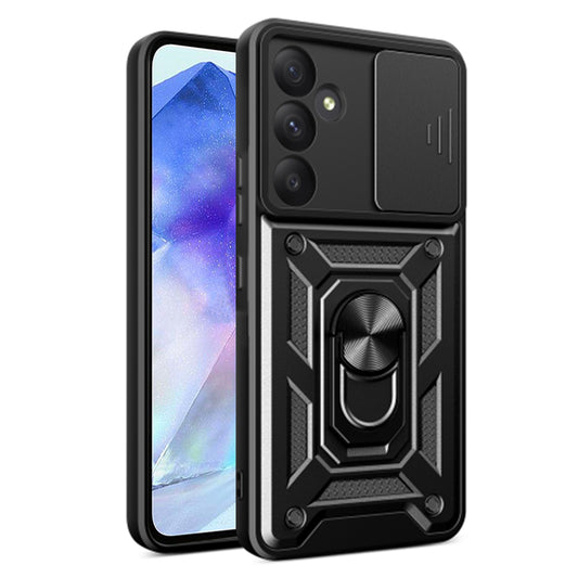 Coque pour Samsung Galaxy A55 5G A556, Techsuit, CamShield, Noire