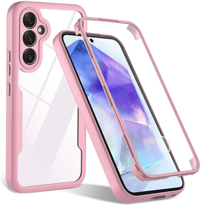 Coque pour Samsung Galaxy A55 5G A556, Techsuit, ColorVerse 360, Rose