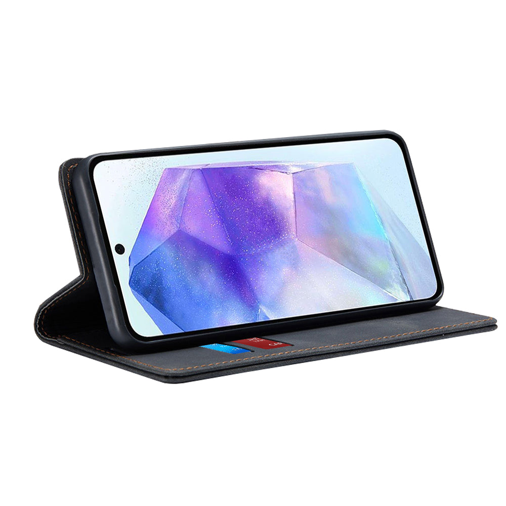 Coque pour Samsung Galaxy A55 5G A556, Techsuit, Confy, Noire