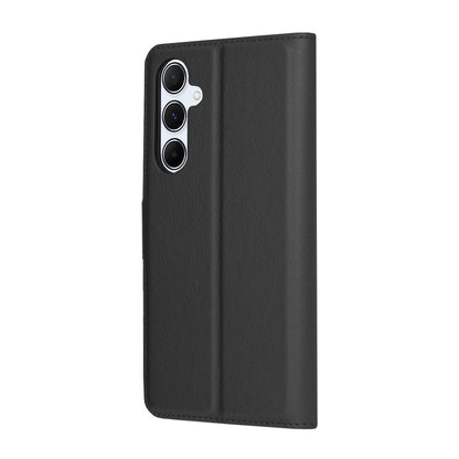Coque pour Samsung Galaxy A55 5G A556, Techsuit, Leather Folio, Noire