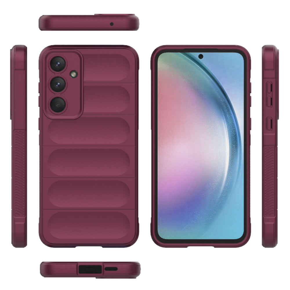 Coque pour Samsung Galaxy A55 5G A556, Techsuit, Magic Shield, Violet