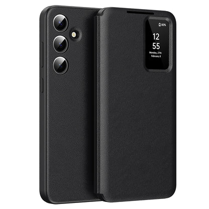 Coque pour Samsung Galaxy A55 5G A556, Techsuit, SmartView, Noire