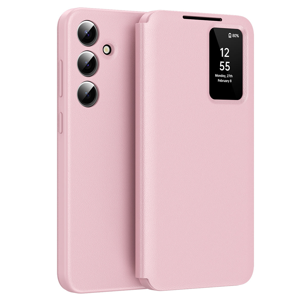 Coque pour Samsung Galaxy A55 5G A556, Techsuit, SmartView, Rose