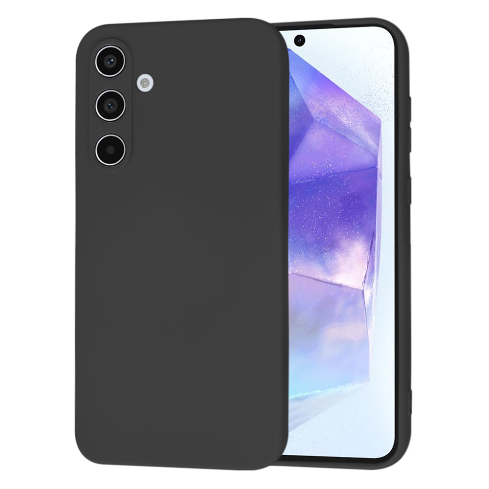 Coque pour Samsung Galaxy A55 5G A556, Techsuit, SoftFlex, Noire