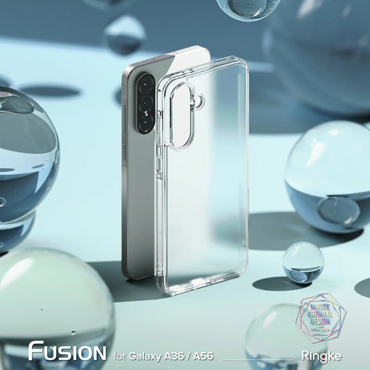 Coque pour Samsung Galaxy A56 A566 / A36 A366, Ringke, Fusion, Transparente Mate
