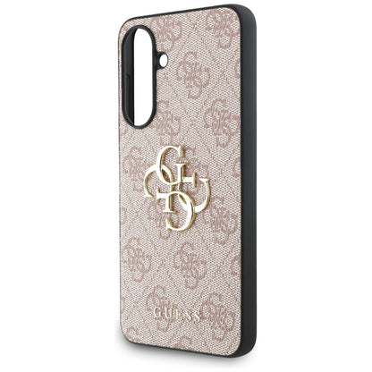 Étui pour Samsung Galaxy A56 A566, Guess, 4G Big Logo, Rose