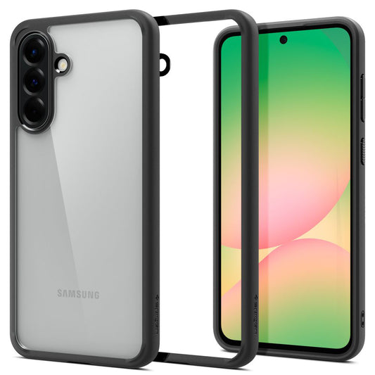 Étui pour Samsung Galaxy A56 A566, Spigen, Ultra Hybrid, Noir Mat ACS09293