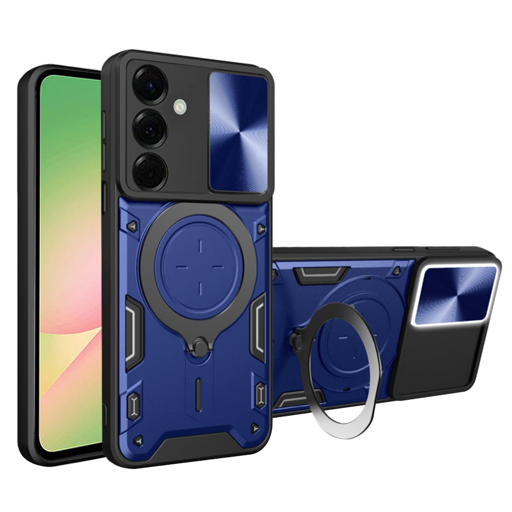 Case for Samsung Galaxy A56 A566, Techsuit, CamGuard Pro, Blue