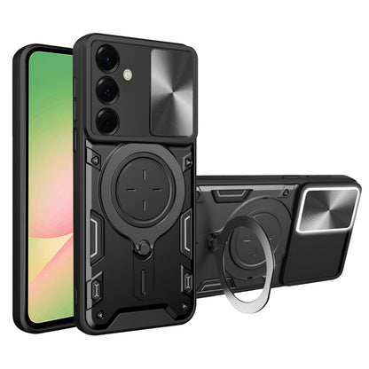 Coque pour Samsung Galaxy A56 A566, Techsuit, CamGuard Pro, Noire