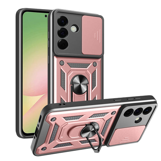 Coque pour Samsung Galaxy A56 A566, Techsuit, CamShield, Rose