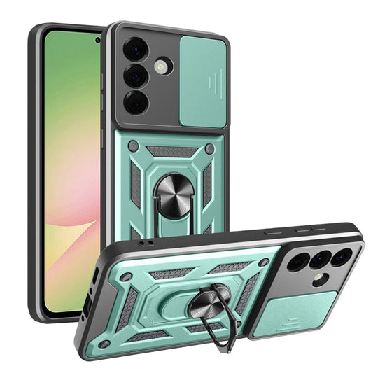Coque pour Samsung Galaxy A56 A566, Techsuit, CamShield, Vert