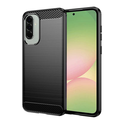 Coque pour Samsung Galaxy A56 A566, Techsuit, Carbone, Noire